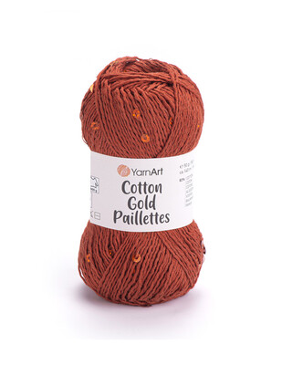 Yarnart Cotton Gold Paillettes El Örgü İplikleri - Thumbnail