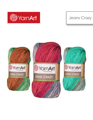 YARNART - Yarnart Jeans Crazy El Örgü İplikleri