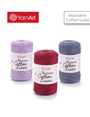 YARNART - Yarnart Macrame Cotton Lurex El Örgü İplikleri