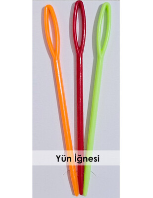  - Yün İğnesi - 9 cm - 3 Adet