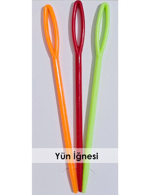 Yün İğnesi - 9 cm - 3 Adet